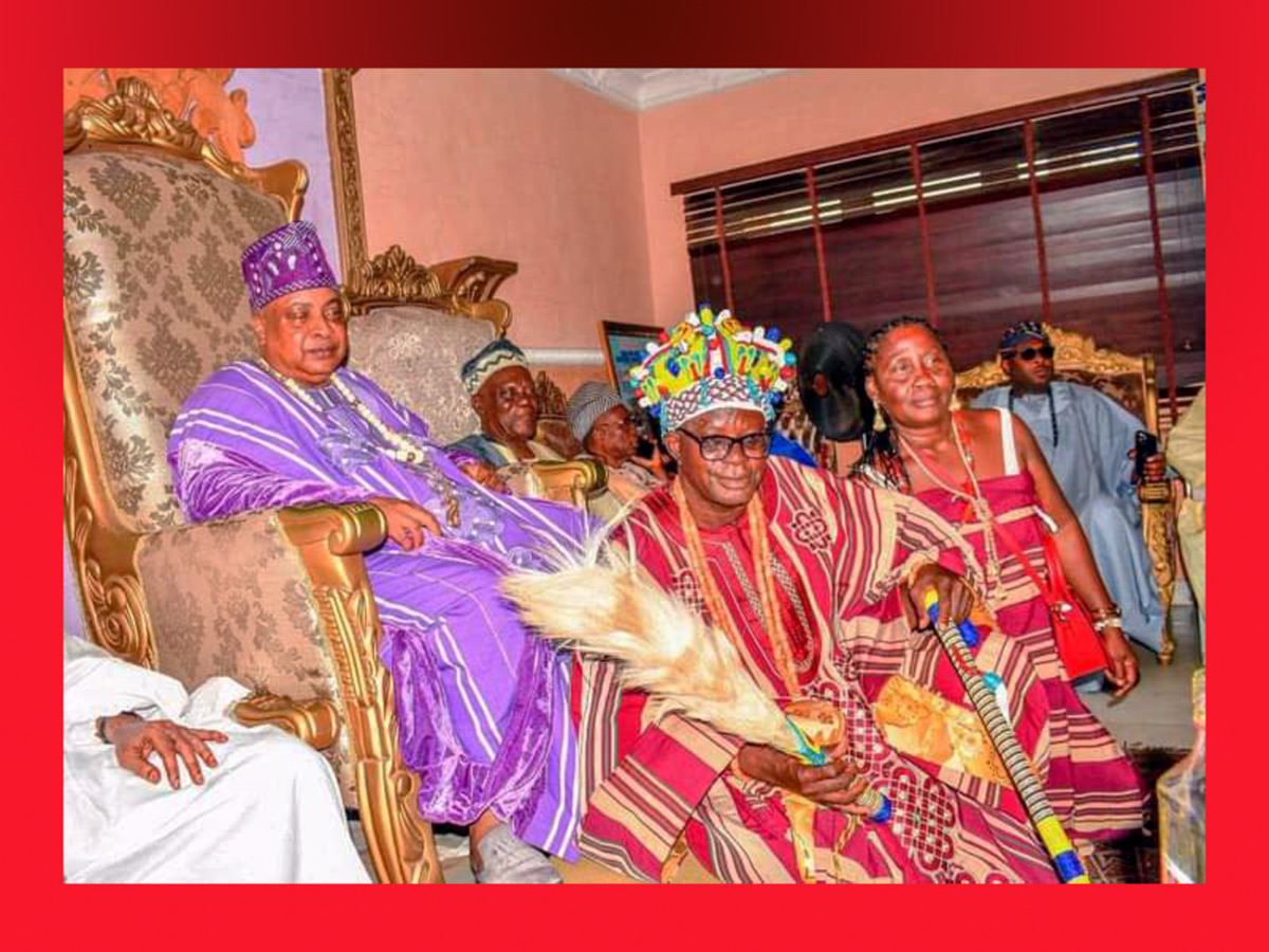 Crowning of Oba Iregun Town in Iperu Remo.